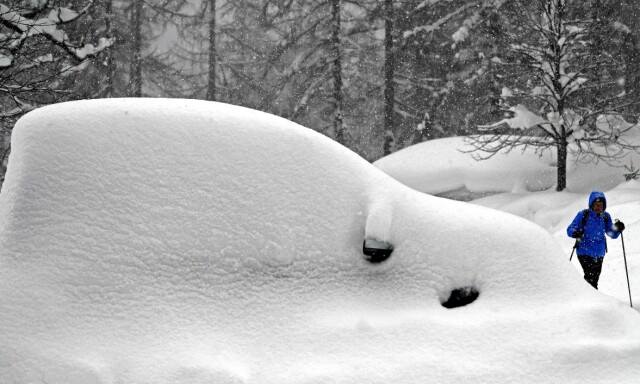 Snøkaos i Europa. Snart treffer nytt uvær Norge